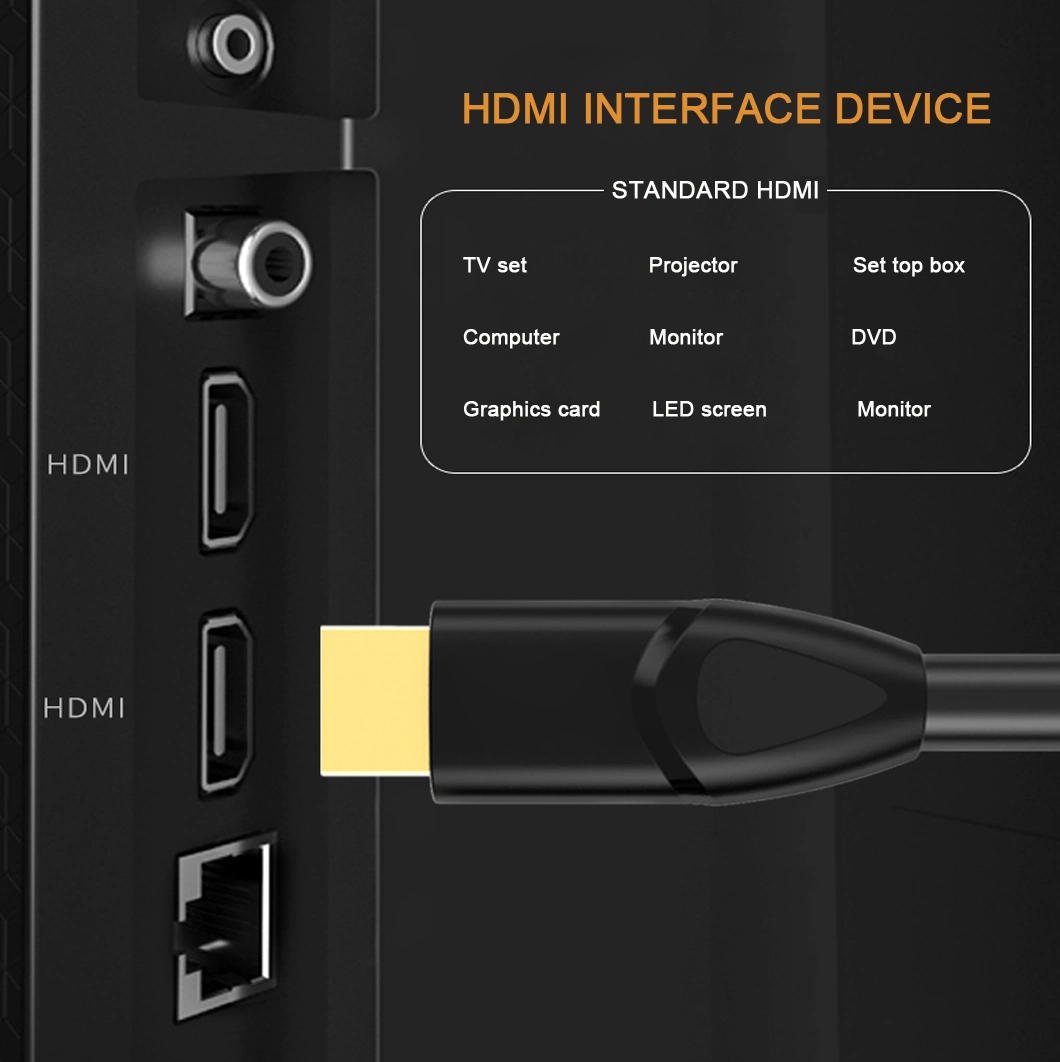 Manufacturer Factory Displayport (M) &ndash; HDMI (M) Cable, 1.5m Cl-56 for Sale